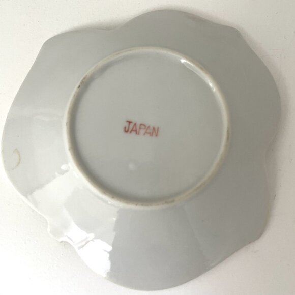 Vintage Made in Japan Courting Couple Porcelain Demitasse Espresso Cup and Sauce - Picture 7 of 8